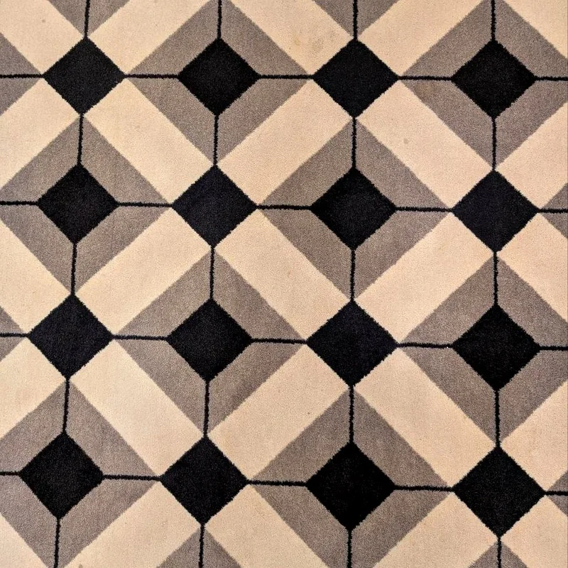 Art-Déco Rautenteppich